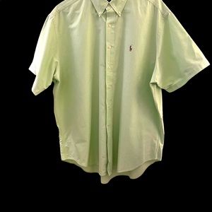 RALPH LAUREN MENS CLASSIC FIT-SHORT SLEEVE SHIRT XXL